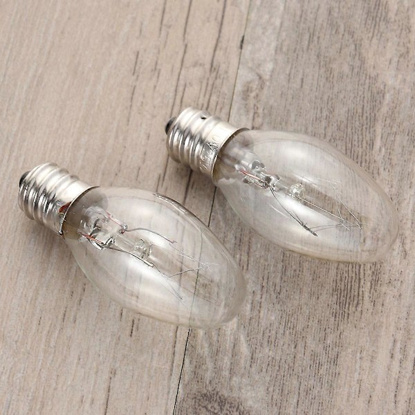 5 stk. Saltlampe Pærer Udskiftning Langvarig 15 Watt E12 Fatning Varmt Lys Lysestager Pærer (Varmt Hvidt Lys) [DB] 5 pcs