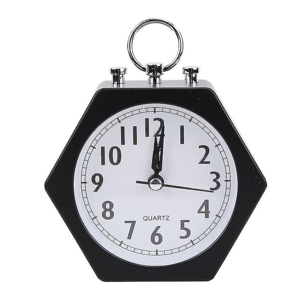 Tyst Mjuk Väckarklocka Barn Väckarklocka Timer Digital Klocka (Svart) [DB]