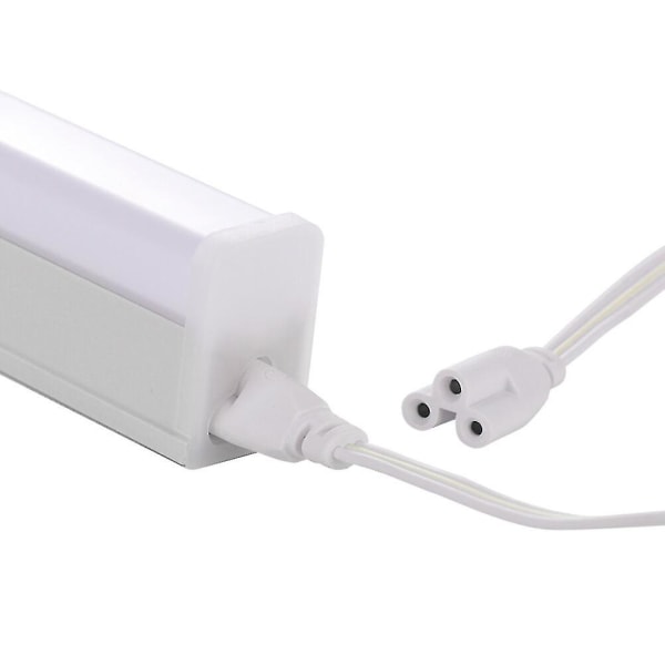 Led-rör T5-lampa 220v lysrör 9w 14w 18w Led-vägglampa [DB] Warm light 0.6m