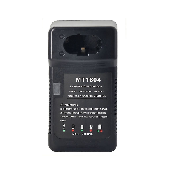 Mt1804 Batteriladdare för 12v 14.4v 9.6v 18v Ni-cd/ni- Batteri Pa12 Pa14 Pa09 Pa18 Eu-kontakt