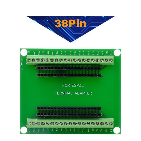 Esp32 Breakout Board Esp32 Expansion Board Gpio 1 Into 2 For 38 Pins Esp32s Esp32 Esp-wroom-32 Deve [DB]