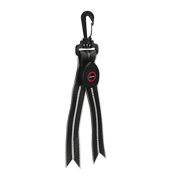 LED-blinkande ljus med färgglada lampor, USB-uppladdningsbara reflexer för skolväska, säkerhetsljus [DB] Black