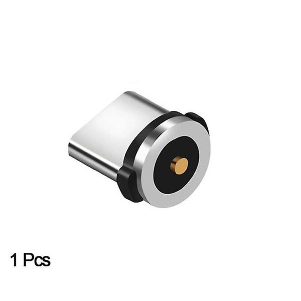 10 stk/sett Rund magnetisk kabelplugg 8 Pin Type-c plugger Hurtiglading Telefonmagnet Laderplugg