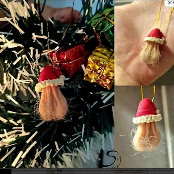 Julgranskulor med kulor Hängande Dekorationer Kreativ Julgran [DB] Christmas Hat