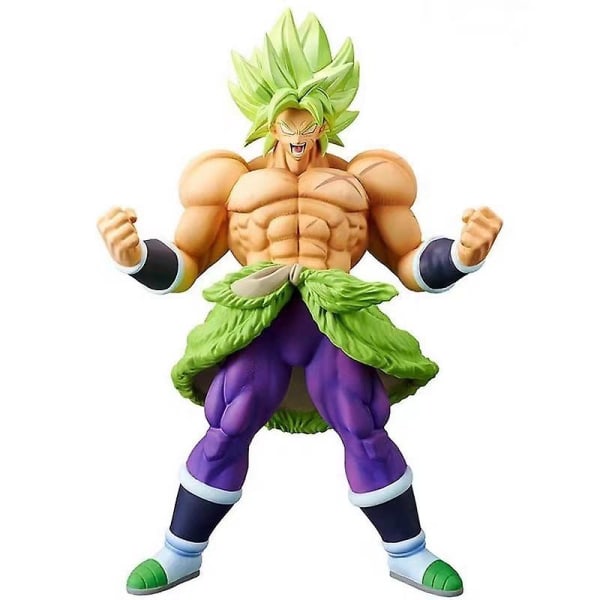 Anime Dragon Ball Vred Broly Figur Grønt Hår To Stilarter Kamp Roaring Broli Pvc Dukke Statue Samling Legetøj Gave Db 23cm no box