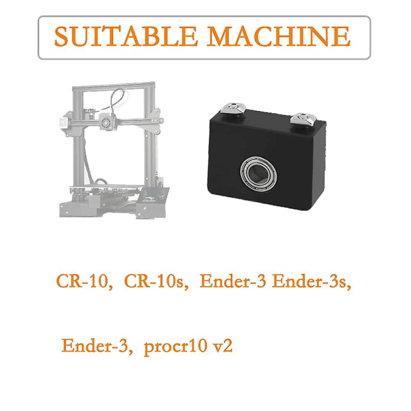 Z-akse T8 Anti-tilbageslag møtrik - Kompatibel med Ender 3/3 Pro/3 V2/cr-10 (2 stk.)