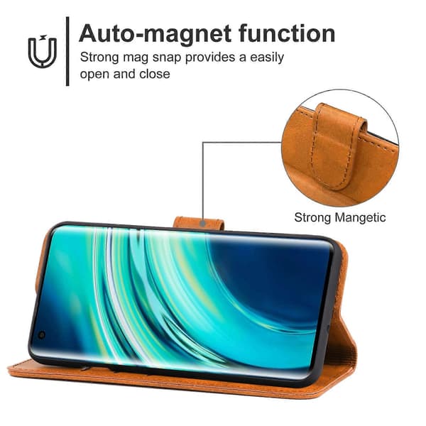 PU-deksel for Xiaomi Mi 10, Mi 10 Pro [DB] Brown