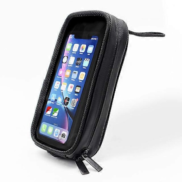 WOSAWE Magnetisk Motorcykeltank Motorcykelväskor Mobil GPS Navigationshållare Motorcykelväskor Vattentät Pekskärm Motorcykel Främre Rör [DB] MB-07