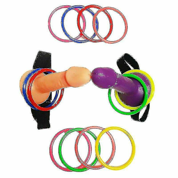 Spill W Ring Toss Hoopla Brud Til Være Høne Do Stag Gaver #yogu [DB]