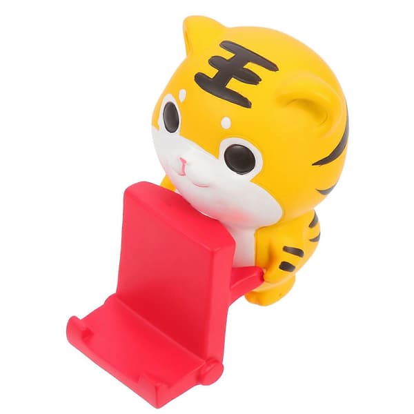 Yndig telefonopbevaringsholder Tiger telefonholder til dekoration[DB]