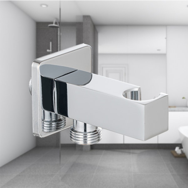 Bruseværelse badeværelse ind i væggen skjult bruseholder håndholdt sprinkler base vandindløbsadapter