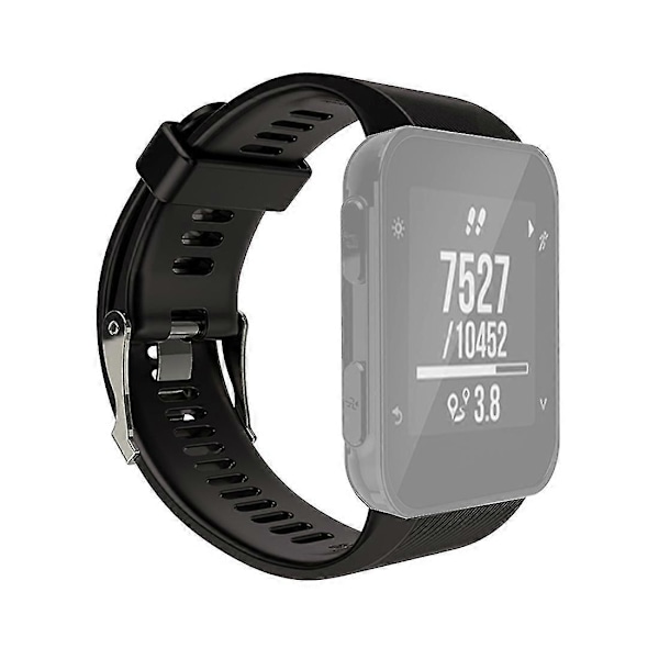 Til Garmin Forerunner 30 / 35 Silikone Urrem [db] Black