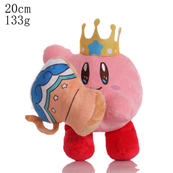 Söpö tähti Kirby-nukke Kirby-pehmolelu sarjakuva nukkepyyntikonenukke [DB] C