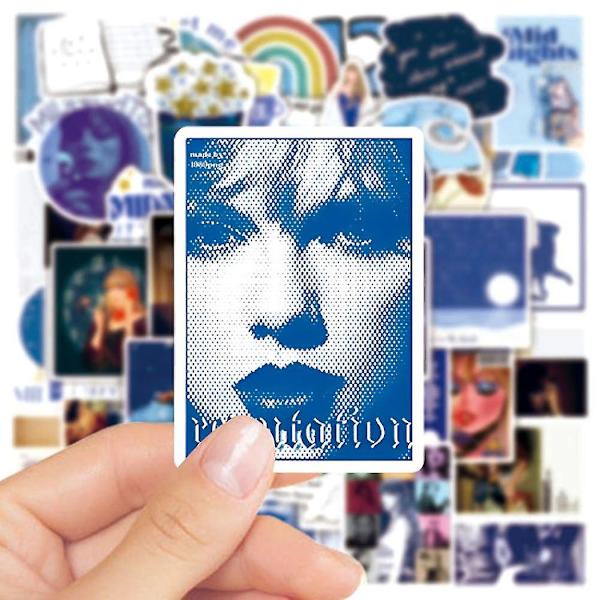 50 kpl Taylor Swift -tarroja Albumitarroja Leikkitarra Laulutarra Vedenpullolle [DB] A