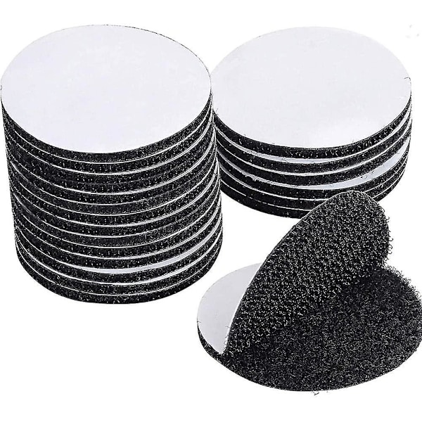 60 Pieces Super Strong Self-adhesive Reusable Velcro Tape, Double Sided Adhesive Velcro Tape, Extra Strong Self-velcro {Db}