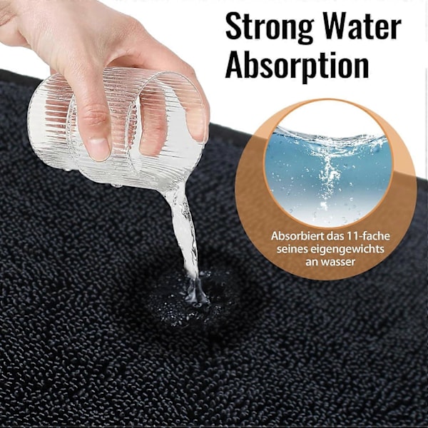 3-pack Shiny Bath XXL torkhanddukar, snabbtorkande handdukar 40x60cm, duschkabinsduk för att ta bort vatten i duschen och badrummet [db]
