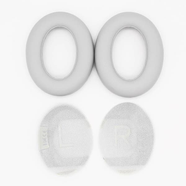 1 Par Erstatning Protein Leather Øreputer Øreputer for Bose 700/NC700 Bluetooth Hodetelefoner [Db] White
