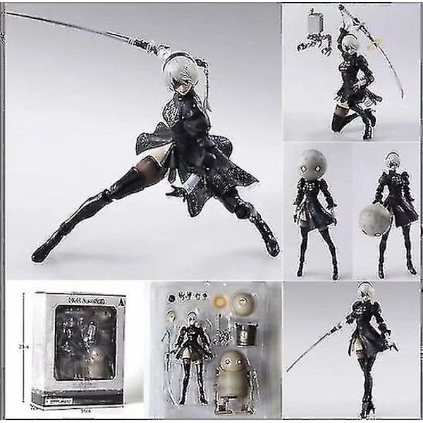 Anime Nier:automata 2b Yorha No 2 Type B Nais Phicen Toiminta Pvc-hahmo[pb] Db A