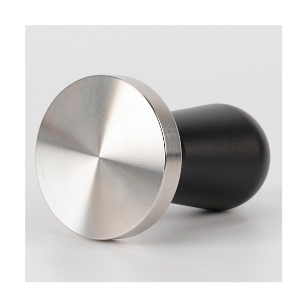Kalibrerad espressokaffe-tamper fjäderbelastad elastisk kaffetamper aluminium rostfritt stål kaffepulverhammare 58mm