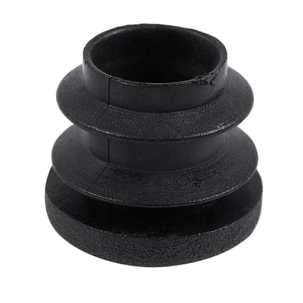 60 stk. sorte runde rørindsatser af plast, rørprop, 16 mm [dB}