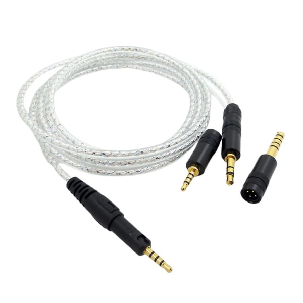 Holdbar kabeludskiftning til Technica Ath-m50x hovedtelefoner ledning med 2,5 mm/3,5 mm/4,4 mm stik Nyd klar og skarp lyd