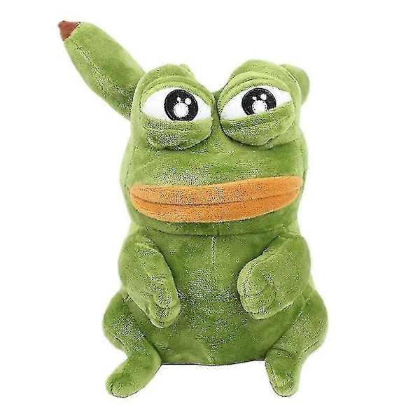 26cm Frosk Plysjleketøy Pepe Frosk Jenny Grønn Gul Frosk Dyr Utstoppet Plysjdukke Leker For Barn [DB] 25CM Yellow1
