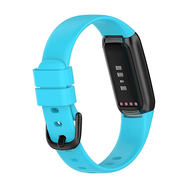 Justerbart sport silikonband armband armband armband för Fitbit-luxe klocka - FÄRG: Ros lila