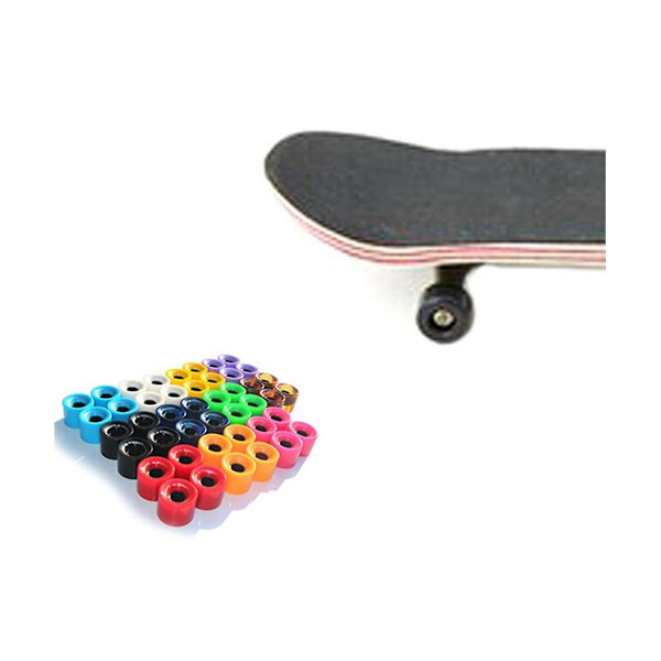 4 stk. 60x45mm Cruiser Skateboard Hjul Pu Hjul Longboard Cruiser Hjul, [db] Transparent Blue