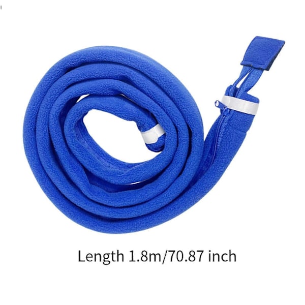 CPAP Slangskydd Lättanvänt 1,8m Minska Ljud Universal CPAP Slangskydd [DB] Blue 1.8m