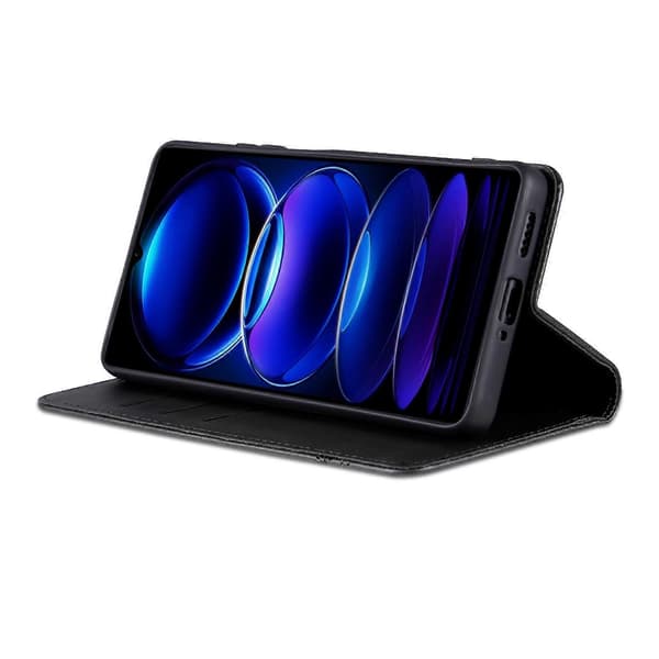 Magnetisk Kalvetekstur Etui Til Honor X6b [DB] Black