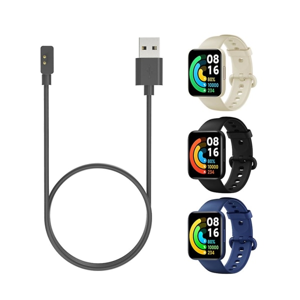 Magnetisk laddare Adapter Passar för Poco Watch USB Laddningssladd Smartwatch Station [DB] 100cm