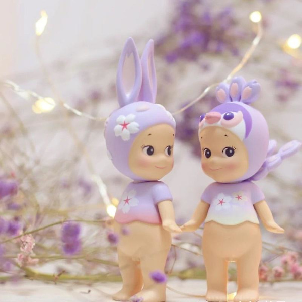 Sonny Angel Kirsikankukka Sarja Yöversio Söpö Anime Hahmo Koristeet Lahjakokoelma Kawaii Nukke Sarjakuvahahmo Lelumalli Db 1pcs