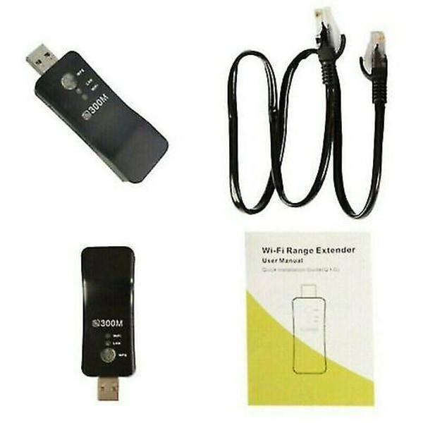 Smart-TV trådløs LAN-adapter for Samsung Wifi USB-dongle RJ-45 Ethernet-kabel