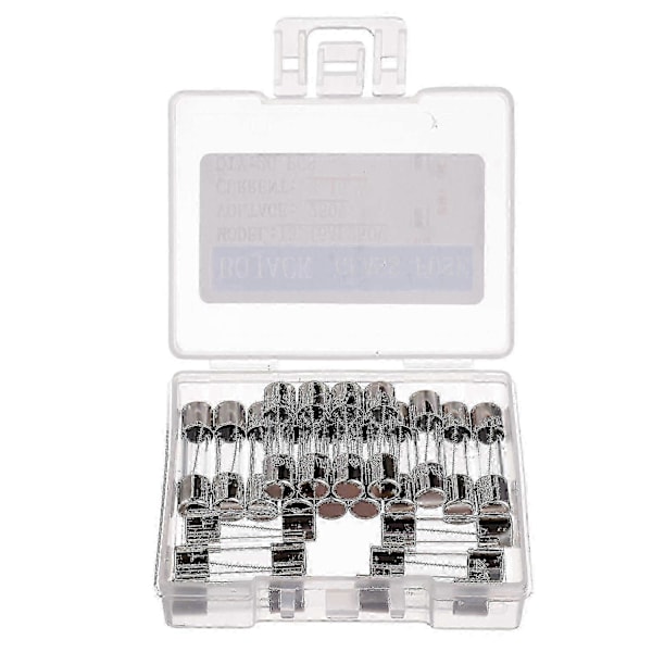 T3.15AL250V 5x20mm 3.15A 250V Långsam Säkring 3.15 Amp 250 Volt 0.2 x 0.78 Tum Glasrör (Paket med 20 st) db
