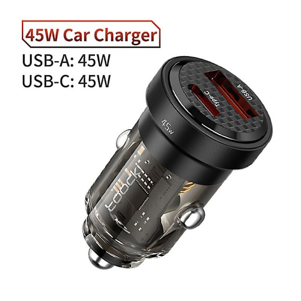 Typ C Billadare 45w Snabbladdning4.0 Pd Snabbladdning Usb Cc G 45w
