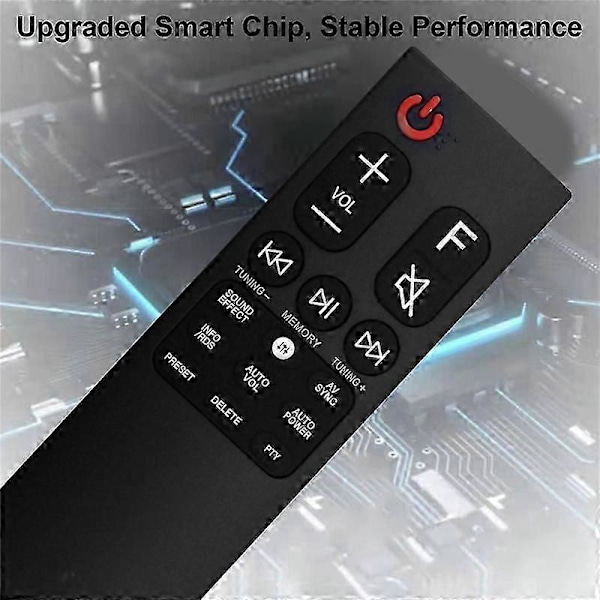 Erstatningsfjernkontroll AKB75595312 for LG Soundbar SK1 SK10 SK10Y SK6 SK6Y SK8 SK8Y SK9 SK9Y [DB] Black