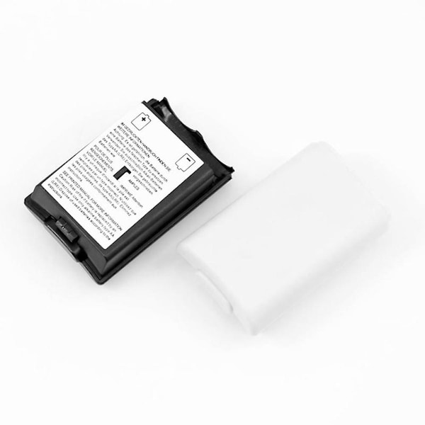 Fornnerg 2-pack AA-batteri Plast Hård Bakskyddsfodral Kompatibel med Xbox 360-kontroll db White