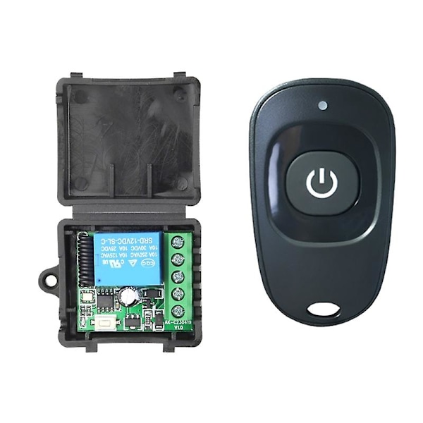 12V Kauko-ohjainkytkimet Pitkän matkan langattomat kytkimet Langaton kauko-ohjain [db] Black shell 315MHZ