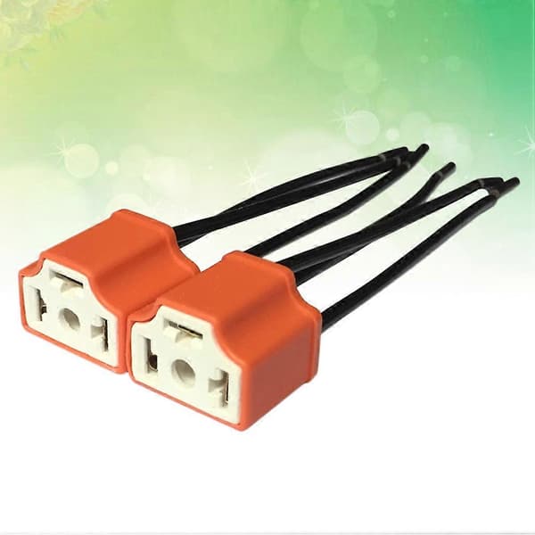 Automotive Relay Keramisk Baseholder til Auto Forlygte Relæ 2 Stk[DB]