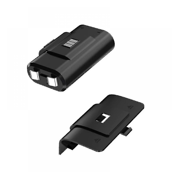Play And Charge Kit til Xbox Series X Controller med 1100mAh Genopladeligt Batteri - 2 Pakker [DB] Black*2