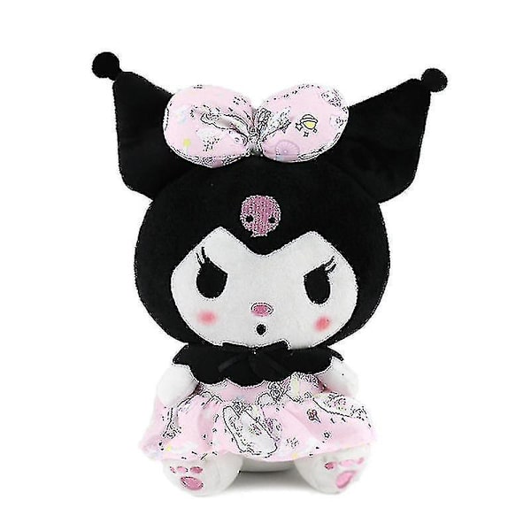 Rion söpö halauspehmolelu Kuromi-hahmon täytetty tyynyn kokoelma [DB] Classic Grey