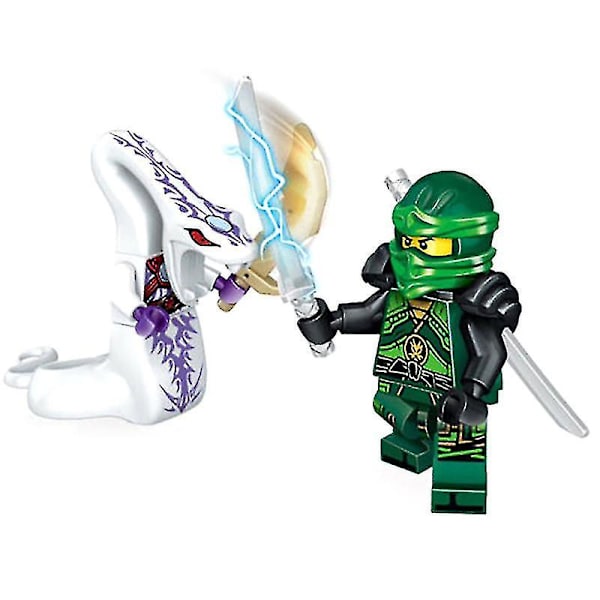 24 stk. Ninja Mini Figur Kai Jay Lærer Wu Mester Byggeklodser Legetøj
