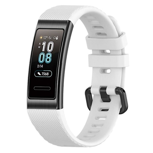 Kestävä, sormenjälkien kestävä älykellohihna HUAWEI Band 3/3 Pro/4 Pro:lle [DB] Black