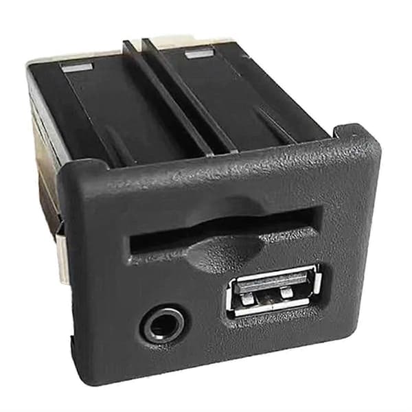 Bil USB SD-kort+AUX Socket Connector Adapter 20868796 for Insignia A [DB] Black