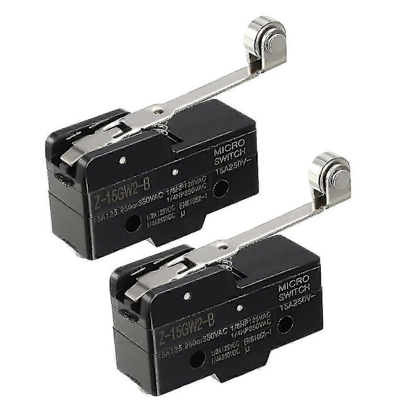 2 KPL Z-15GW2-B 1NO + 1NC Pitkä Sarana Rullavipu Mini Toimintakytkimet [Db]