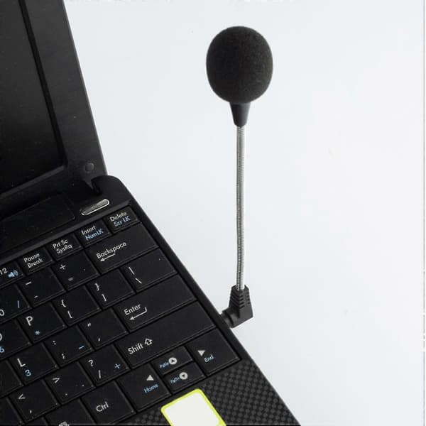 Ergonomisk mikrofon med bred anvendelse, klar lyd, støjreduktion og solidt 3,5 mm mini-stik