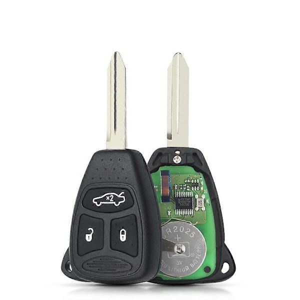 2/3/4 Knappar Fjärrkontroll Bilnyckel För Dodge Chrysler Jeep Dakota Durango Charger 300 Aspen Grand Cherokee 315/433mhz KOBDT04A [Db] 3 Buttons