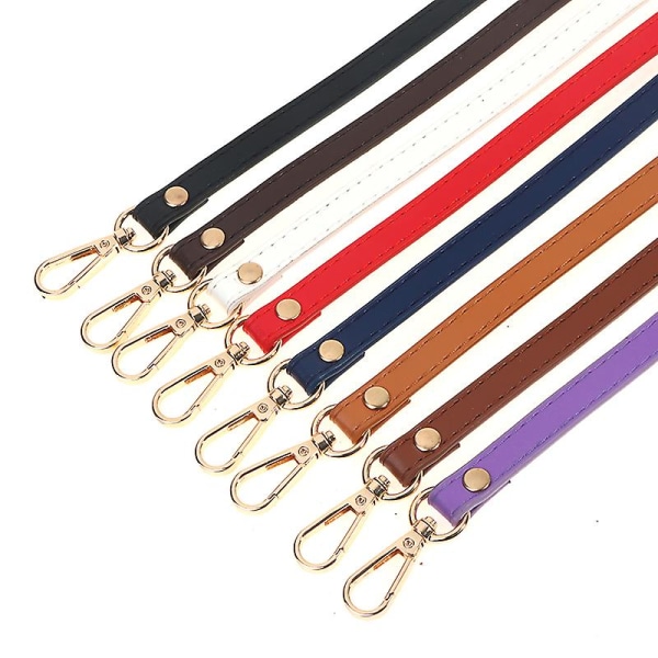 28cm Handväska Rem Läder Handtag Handväska Rem Handväskor Bälte Rem Väska Tillbehör DB Black