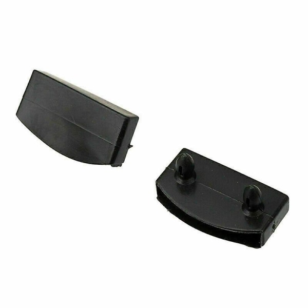 Pakke med 20 svarte lameller for erstatningssenter skinne for erstatningsseng Sett med 20 plast senterhetter: 55*30*27mm