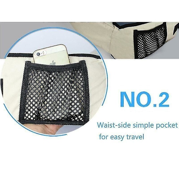 Ergonomisk Barn 3-36 Månader Fanny Pack Bärstöd Nyhet DB Orange